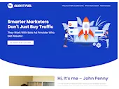 Screenshot of Solo Ad Seller's Website'