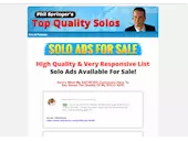 Screenshot of Solo Ad Seller's Website'